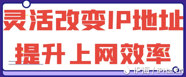 靈活改變IP地址提升上網(wǎng)效率