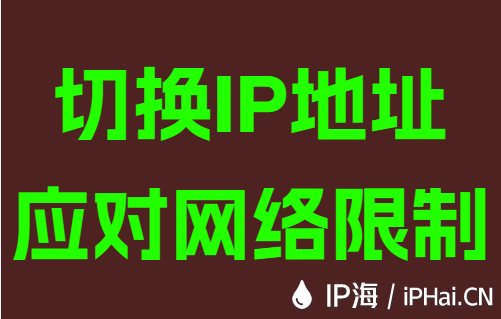 切換IP地址應(yīng)對網(wǎng)絡(luò)限制